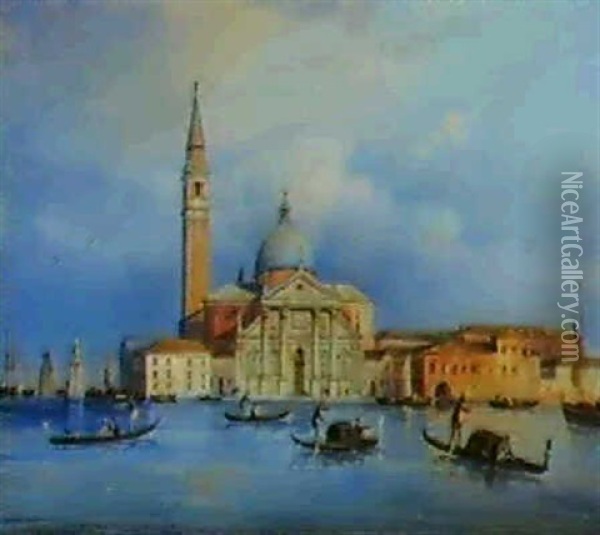 Veduta Di S. Giorgio Oil Painting - Carlo Grubacs