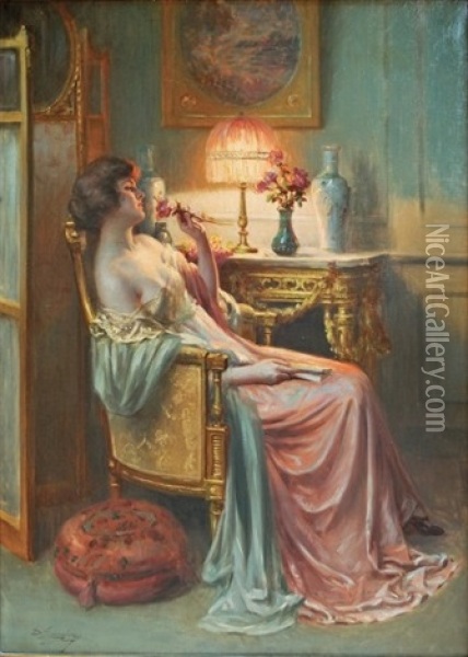 Window Oil Painting - Delphin Enjolras