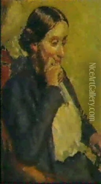 Portrait Of Miss Ison Oil Painting - Walter Sickert