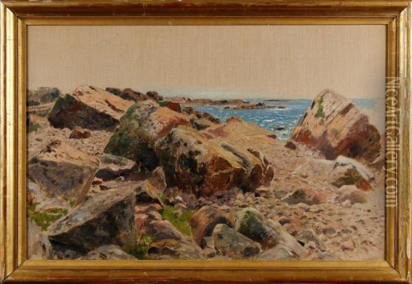 Strandklippan Oil Painting - Wilhelm von Gegerfelt