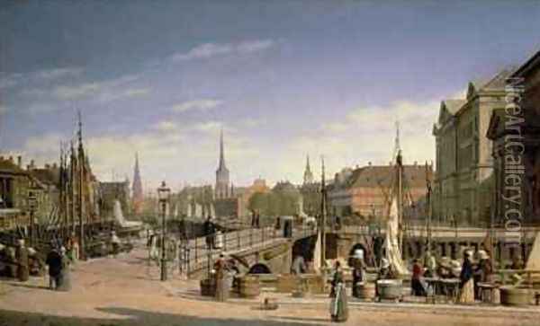 Copenhagen Oil Painting - Heinrich Hansen