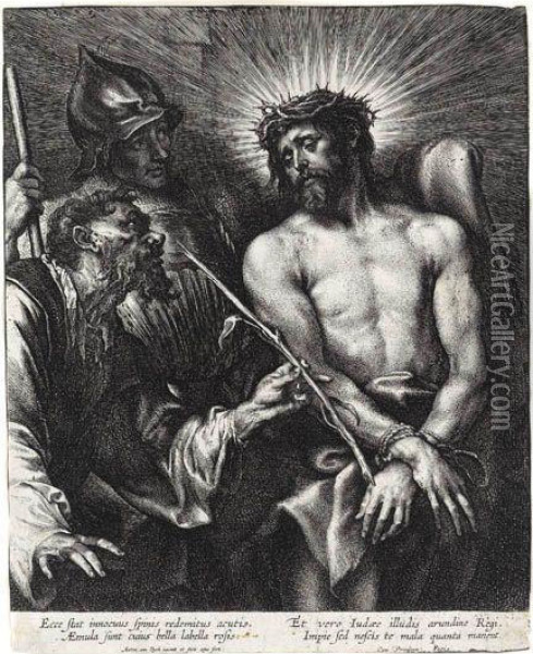 Christ Crowned With Thorns Oil Painting - Sir Anthony Van Dyck