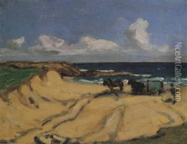 The Sand Pit, Brittany Oil Painting - James Wilson Morrice