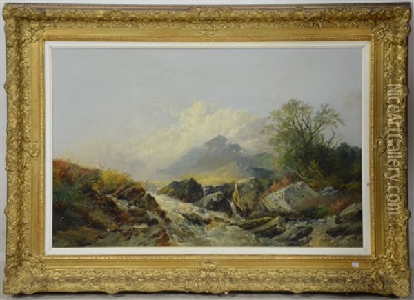 Paysage Avec Cours D'eau Oil Painting - Jean Francois Xavier Roffiaen