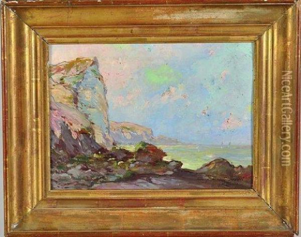 les Falaises Oil Painting - William Georges Thornley