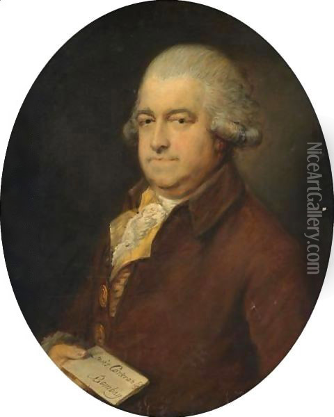 Portrait Of Mr G Hammond Oil Painting - Thomas Gainsborough