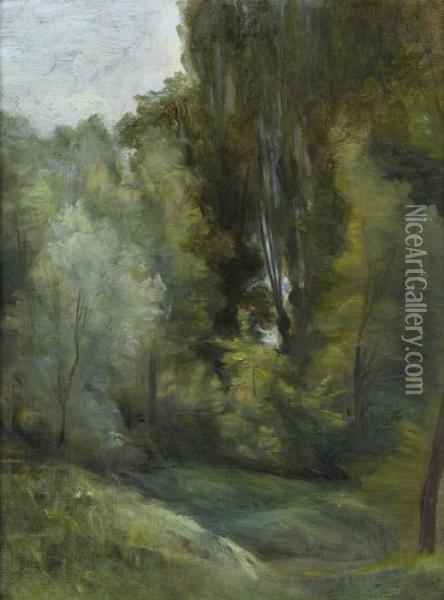 Stimmungsvolle Landschaftspartie Oil Painting - Barthelemy Menn