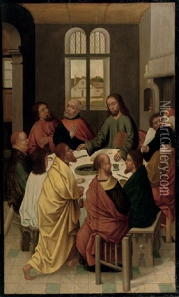 The Last Supper Oil Painting - Dieric Bouts the Elder