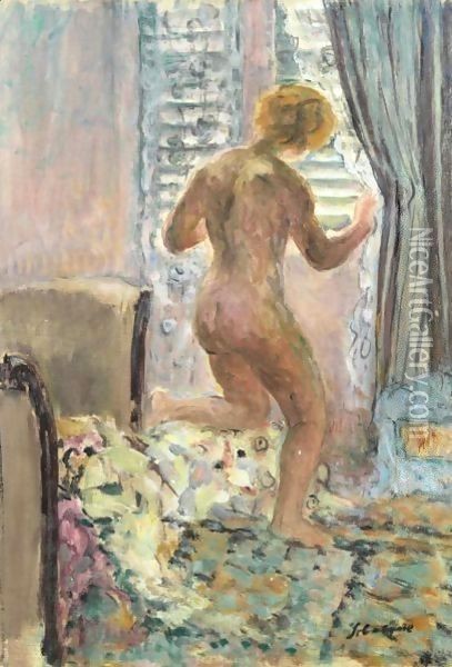 Nu A La Fenetre Oil Painting - Henri Lebasque