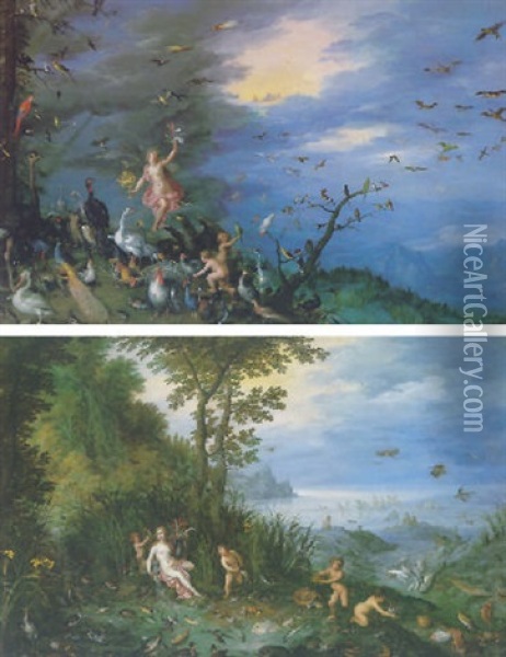 The Element Of Air Oil Painting - Jan Brueghel the Elder