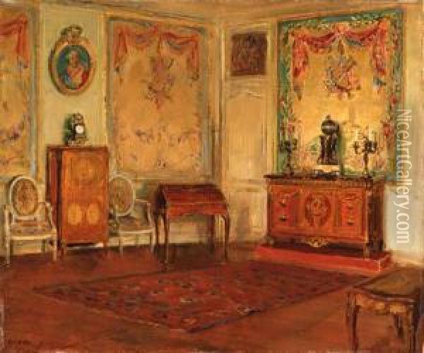 French Interior Oil Painting - Walter Gay