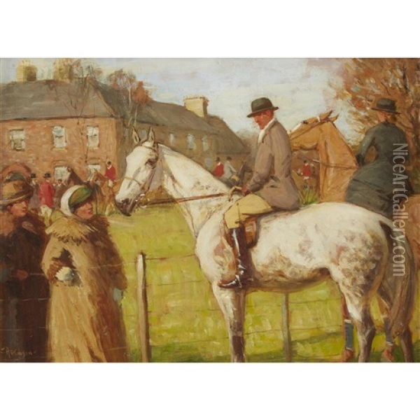 Northern Meet - Carlisle Oil Painting - John Atkinson