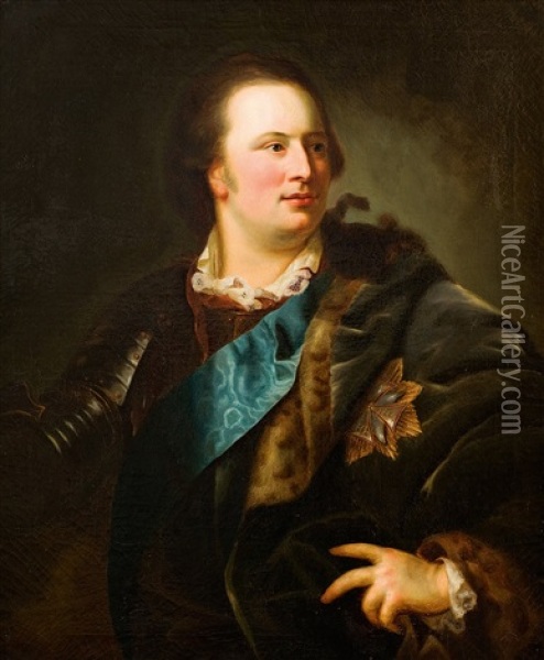 Grigori Alexandrowitsch Potjomkin Oil Painting - Christian Friedrich Reinhold Lisiewski