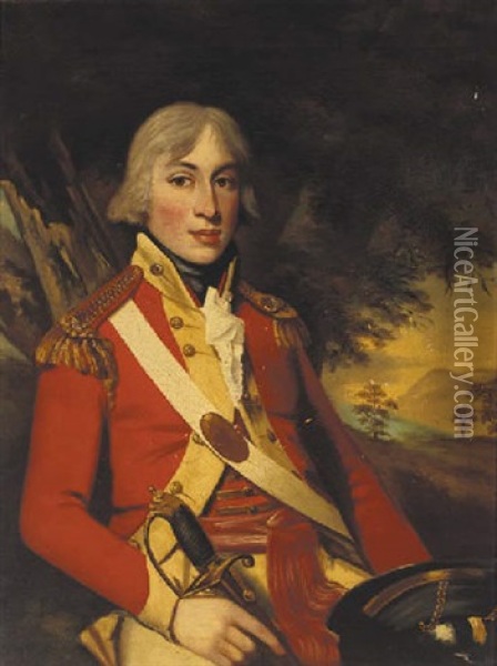 Portrait Of Major-general Alexander Murray Macgregor Oil Painting - Sir Henry Raeburn