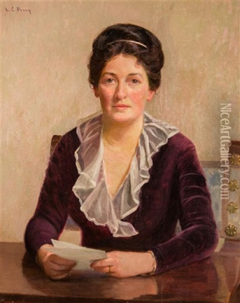 Portrait Of A Seated Woman Oil Painting - Lilla Cabot Perry