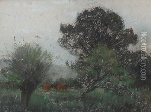 Alberi Oil Painting - Edward Chappel
