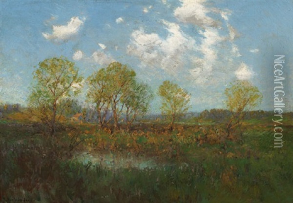 Late Afternoon Oil Painting - Julian Onderdonk