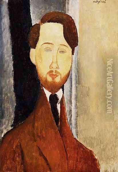 Portrait of Leopold Zborowski II Oil Painting - Amedeo Modigliani