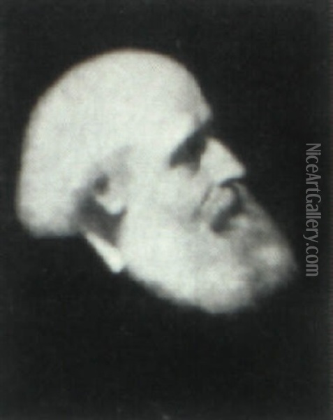 A Bearded Man, Said To Be The Writer Turgenev Oil Painting - Ilya Semenovich Ostroukhov