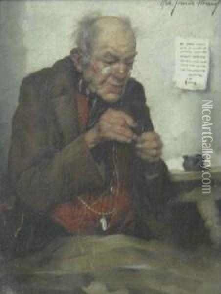 Dr. Fr. Schoenfeld Oil Painting - Robert Frank-Krauss