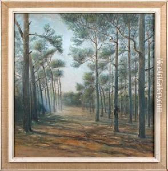 Woodland Clearing Oil Painting - Emanuel Ernest Ger. Van Der Ven