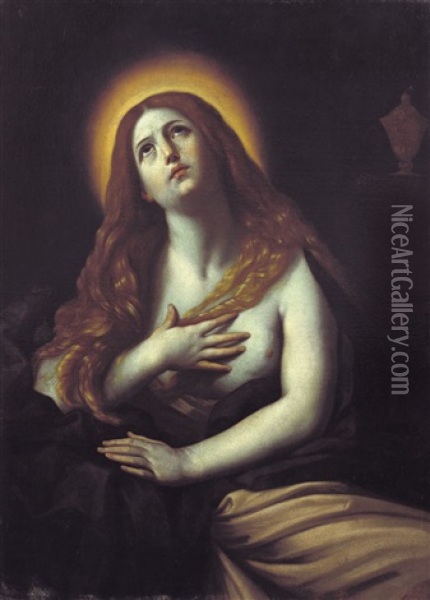 Maddalena Oil Painting - Marco Bandinelli