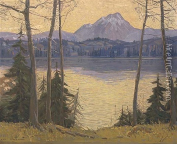 The Great Northwest Oil Painting - Carl Rudolph Krafft