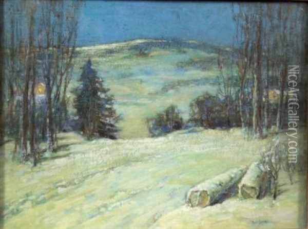 Winter Hills Oil Painting - Paul Bernard King