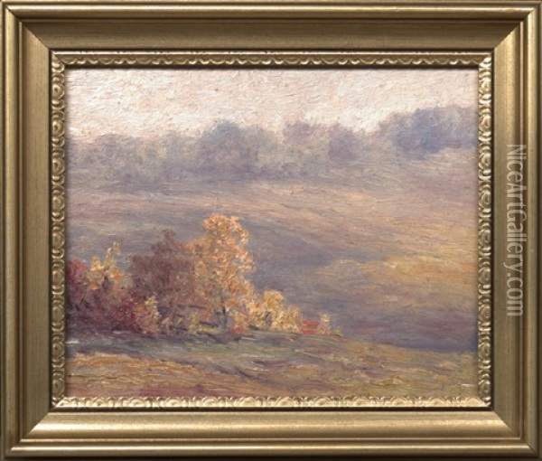 Country Landscapes (+ 4 Others; Set Of 5) Oil Painting - Walter Hubert Emery