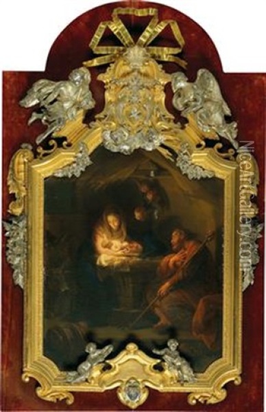 The Nativity Oil Painting - Pompeo Girolamo Batoni