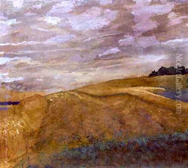 Donauhochebene Oil Painting - Eberhard Ege