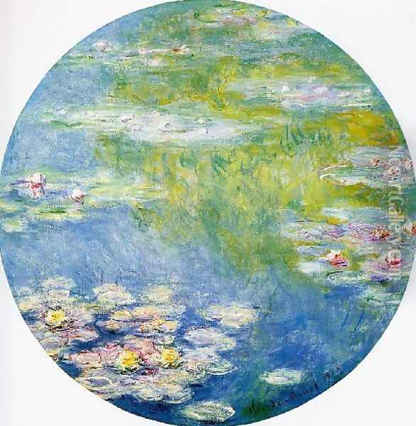 Water Lilies11 Oil Painting - Claude Oscar Monet