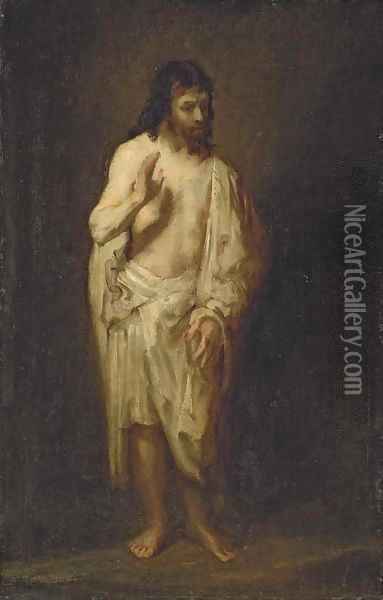 The Risen Christ Oil Painting - Harmenszoon van Rijn Rembrandt