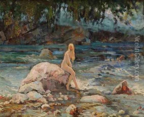 Jeune Nymphe Oil Painting - Paul Emile Chabas