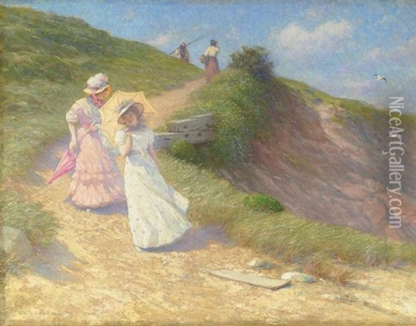 The Marginal Way Oil Painting - William Henry Lippincott