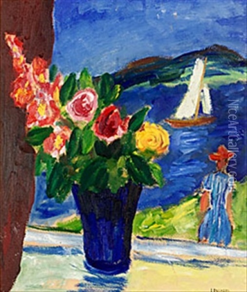 Sommar Pa Stenungson Oil Painting - Ivan Ivarson