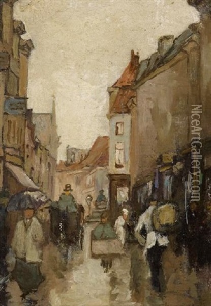 Strase (study) Oil Painting - Floris Arntzenius