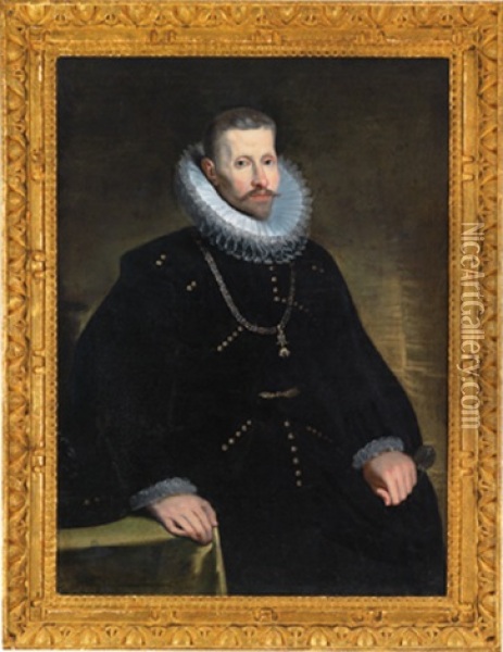 Bildnis Erzherzog Albrecht Vii. Oil Painting - Caspar de Crayer