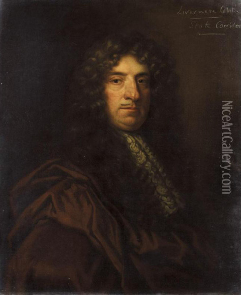 Portrait Of A Gentleman Oil Painting - Frederic Sonnius
