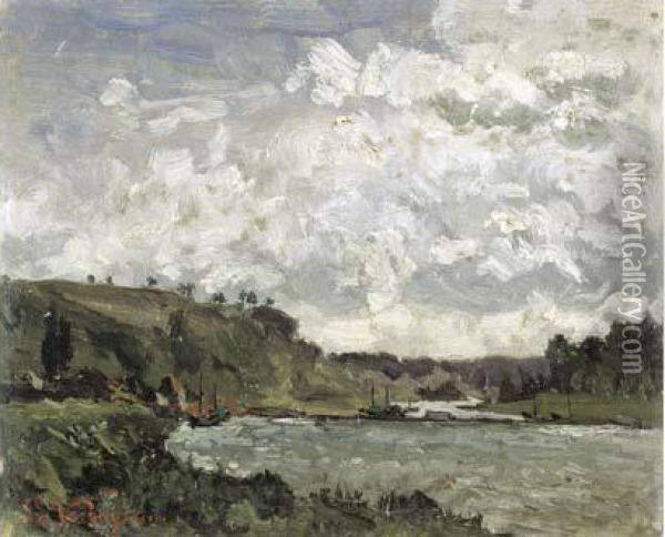 La Meuse Oil Painting - Isidore Verheyden