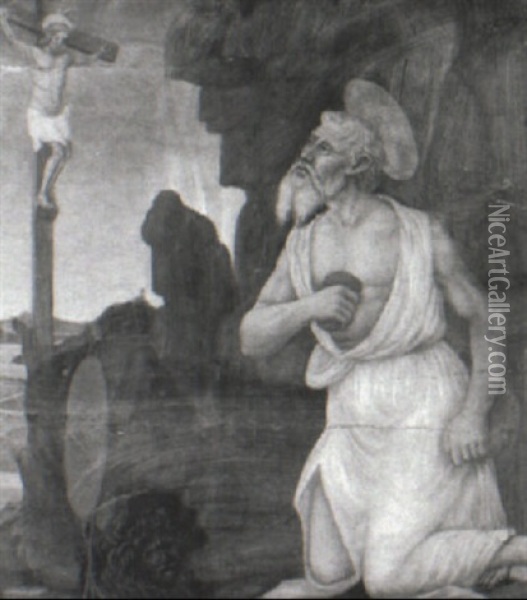 St. Jerome Oil Painting - Filippo (Filippino) Lippi