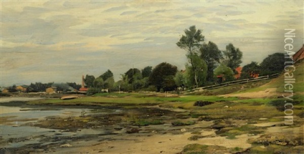 An Der Ostseekuste Oil Painting - Eugen Gustav Duecker