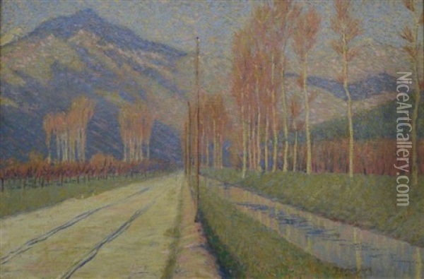 Near Carrara Oil Painting - Thomas Buford Meteyard