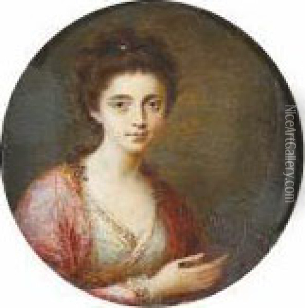 Autoportrait Oil Painting - Angelica Kauffmann