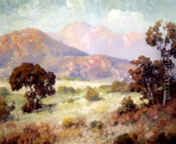 Misty Hills Oil Painting - Maurice Braun