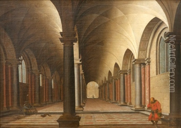 Kircheninterieur Oil Painting - Gabriel Engels