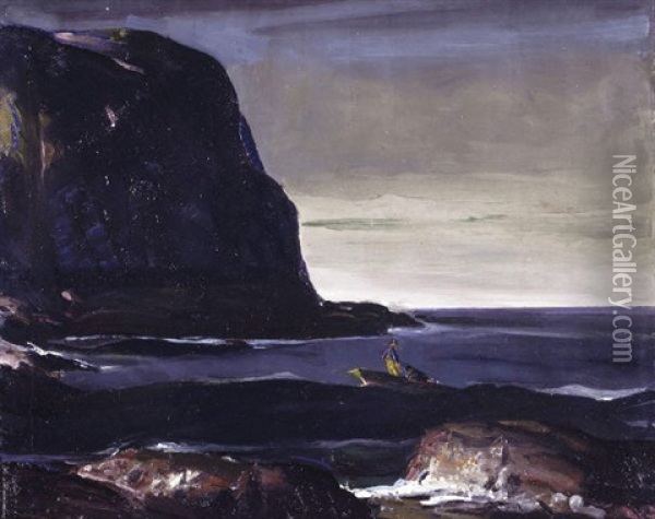 Evening Swell Oil Painting - George Bellows