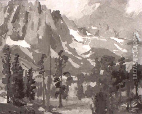 Mt. Alice Oil Painting - Franz Arthur Bischoff