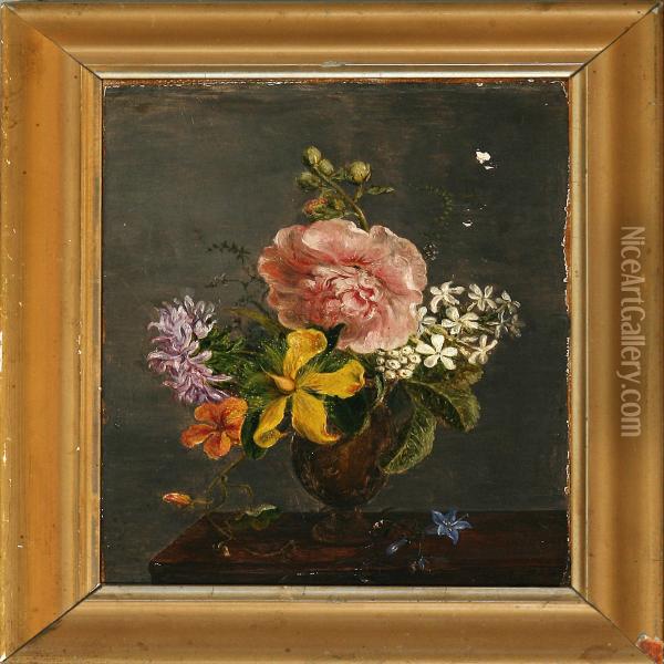 Still Life Oil Painting - Lucie M. Mandix Ingemann