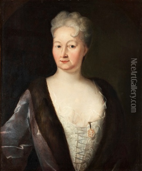 Magdalena Wallvijk Oil Painting - Johann David Swartz